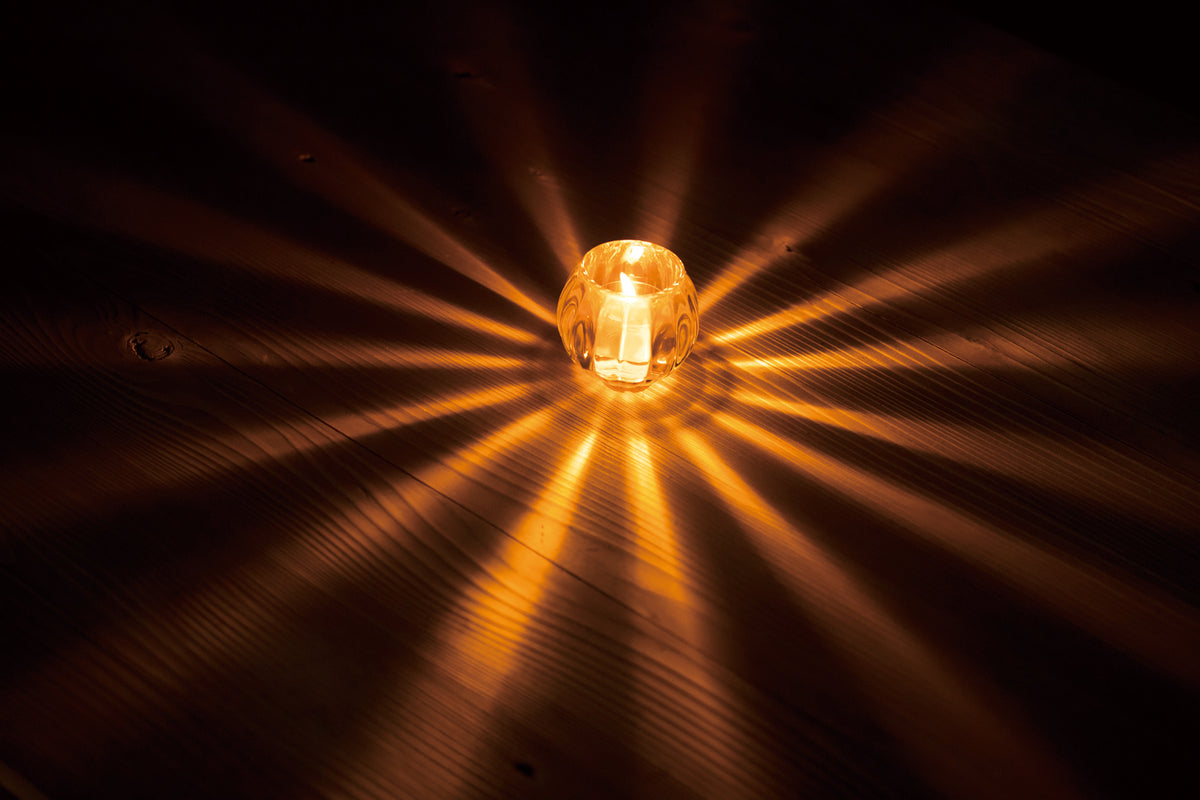 プチステンドグラス　ストロベリーキャンドル ペガサスキャンドル LOOPLE（ループル） キャンドルグラス