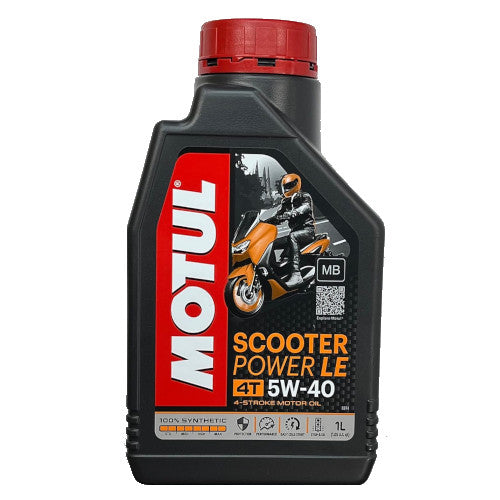 モチュール SCOOTER POWER LE 4T MB 5W40 1L 3缶 MOTUL （モチュール） SCOOTER POWER LE (スクーターパワー エルイー