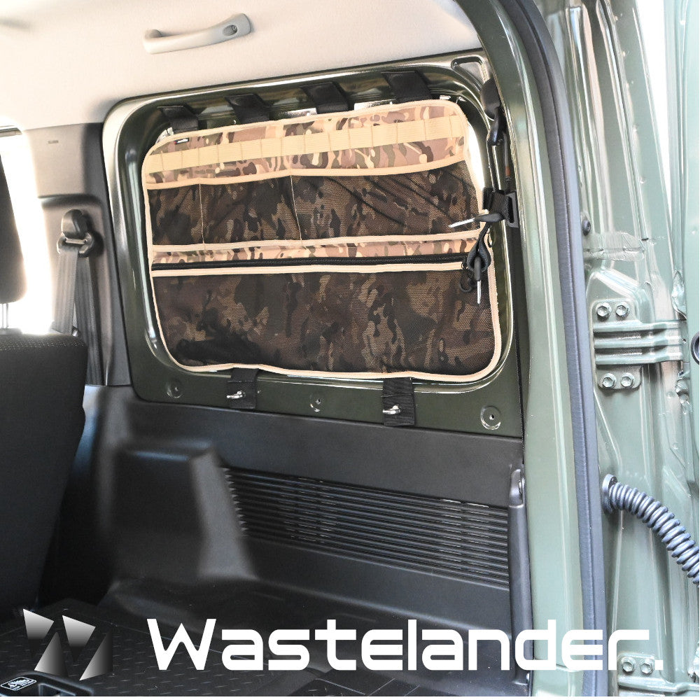 Wastelander (ウェイストランダー) プライバシーシェード（リアクォーター用/メッシュポケットタイプ） 品番：WL-0751 ジム