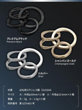 waveclips（ウェーブクリップス） キーリング 4個セット 爪を傷めない 取付簡単 キーホルダー