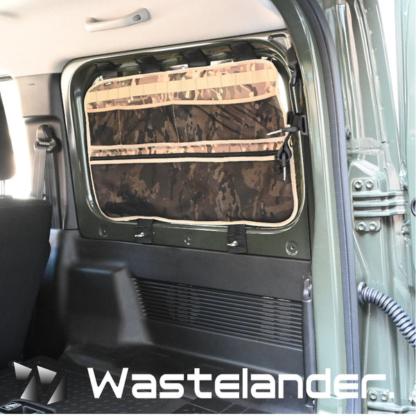 Wastelander (ウェイストランダー) プライバシーシェード（リアクォーター用/メッシュポケットタイプ） 品番：WL-0751 ジム –  carpartswebstore
